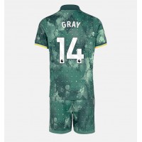 Fotbalové Dres Tottenham Hotspur Archie Gray #14 Dětské Alternativní 2024-25 Krátký Rukáv (+ trenýrky)